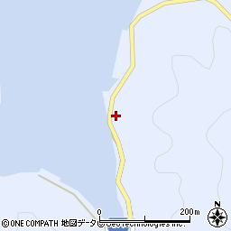 愛媛県宇和島市日振島644周辺の地図