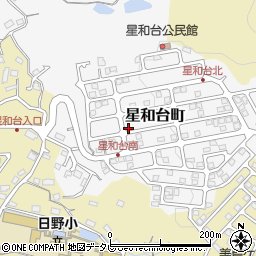 長崎県佐世保市星和台町14-1周辺の地図