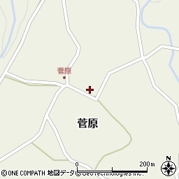 大分県玖珠郡九重町菅原400周辺の地図