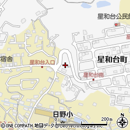 長崎県佐世保市星和台町1周辺の地図