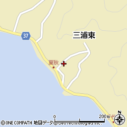 愛媛県宇和島市三浦東2001周辺の地図