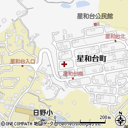 長崎県佐世保市星和台町6-3周辺の地図