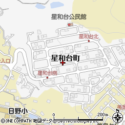 長崎県佐世保市星和台町14-12周辺の地図