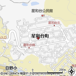 長崎県佐世保市星和台町14周辺の地図