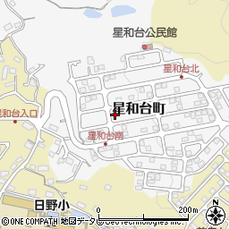 長崎県佐世保市星和台町14-2周辺の地図