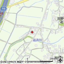 福岡県みやま市瀬高町小田1624周辺の地図