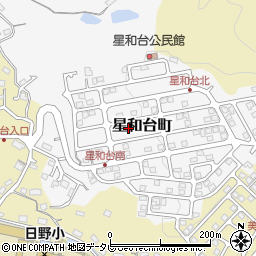 長崎県佐世保市星和台町14-4周辺の地図