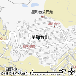 長崎県佐世保市星和台町14-5周辺の地図