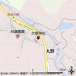 大野神社周辺の地図