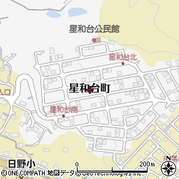 長崎県佐世保市星和台町14-6周辺の地図
