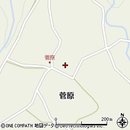 大分県玖珠郡九重町菅原402周辺の地図