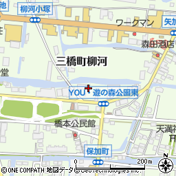 福岡県柳川市三橋町柳河1037周辺の地図