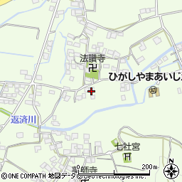 福岡県みやま市瀬高町小田1595周辺の地図