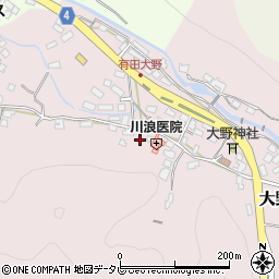 佐賀県西松浦郡有田町大野2740周辺の地図