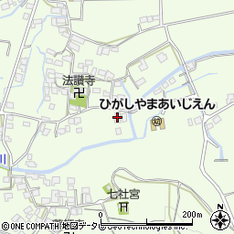 福岡県みやま市瀬高町小田1586周辺の地図
