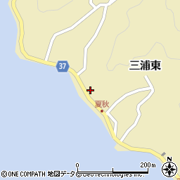 愛媛県宇和島市三浦東1966周辺の地図