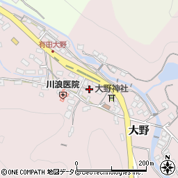 佐賀県西松浦郡有田町大野乙2621周辺の地図