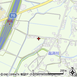 福岡県みやま市瀬高町小田1695周辺の地図