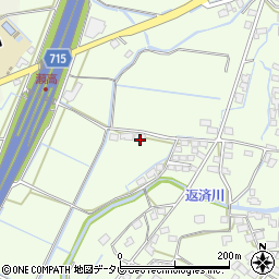 福岡県みやま市瀬高町小田1694周辺の地図