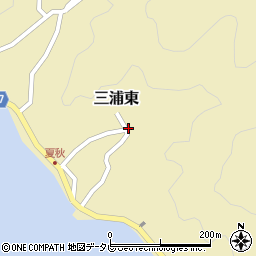 愛媛県宇和島市三浦東2045周辺の地図