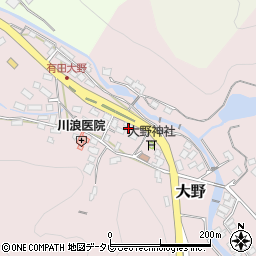 佐賀県西松浦郡有田町大野乙2634周辺の地図