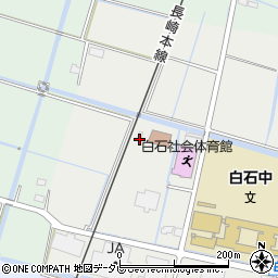 佐賀県杵島郡白石町遠江60周辺の地図