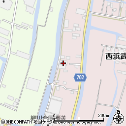 福岡県柳川市西浜武446周辺の地図