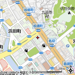 長崎放送株式会社　佐世保支社周辺の地図