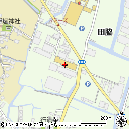 福岡県柳川市田脇173周辺の地図