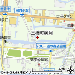 福岡県柳川市三橋町柳河803周辺の地図