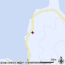 愛媛県宇和島市日振島678周辺の地図