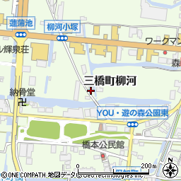 福岡県柳川市三橋町柳河834-1周辺の地図