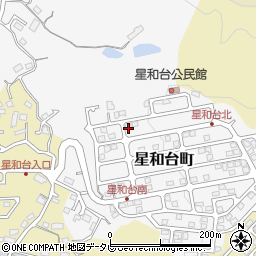 長崎県佐世保市星和台町12-2周辺の地図