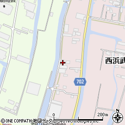 福岡県柳川市西浜武443周辺の地図