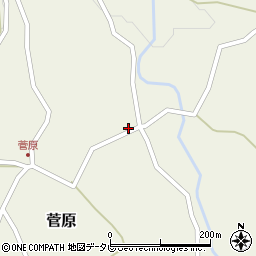 大分県玖珠郡九重町菅原395周辺の地図