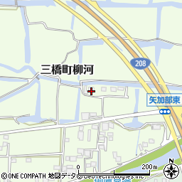 福岡県柳川市三橋町柳河167周辺の地図