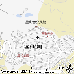 長崎県佐世保市星和台町12-20周辺の地図
