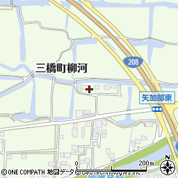 福岡県柳川市三橋町柳河166周辺の地図