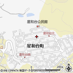 長崎県佐世保市星和台町12周辺の地図