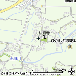 福岡県みやま市瀬高町小田1564周辺の地図