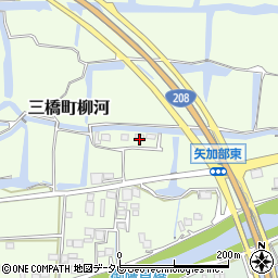 福岡県柳川市三橋町柳河165周辺の地図