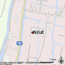 福岡県柳川市西浜武378周辺の地図