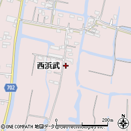 福岡県柳川市西浜武326周辺の地図