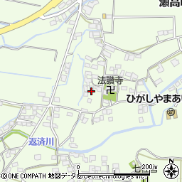 福岡県みやま市瀬高町小田1562周辺の地図