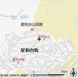 長崎県佐世保市星和台町12-17周辺の地図