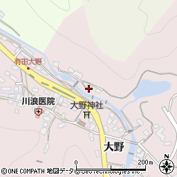 佐賀県西松浦郡有田町大野乙1970周辺の地図