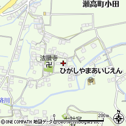 福岡県みやま市瀬高町小田1583周辺の地図