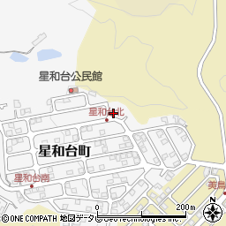 長崎県佐世保市星和台町28-2周辺の地図