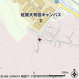 佐賀県西松浦郡有田町大野乙2461周辺の地図