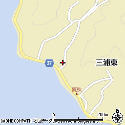 愛媛県宇和島市三浦東1881周辺の地図